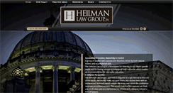 Desktop Screenshot of heilmanlawgroup.com