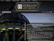 Tablet Screenshot of heilmanlawgroup.com